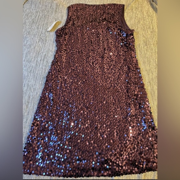 Size S stunning pencil dress in a beautiful mixed shades of purple and pink - Picture 2 of 2